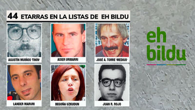 Los 7 etarras de Bildu condenados por asesinatos renuncian a ser concejales si salen elegidos el 28-M