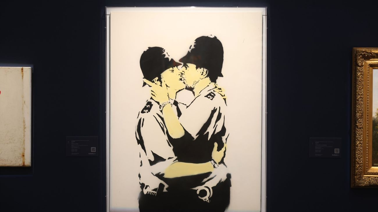 La mayor colección de obras de Banksy regresa a Londres en julio