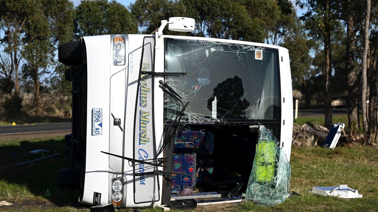 Accidente de autobús escolar en Melbourne