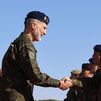 Felipe VI presencia un ejercicio de defensa internacional en Ablitas (Navarra)