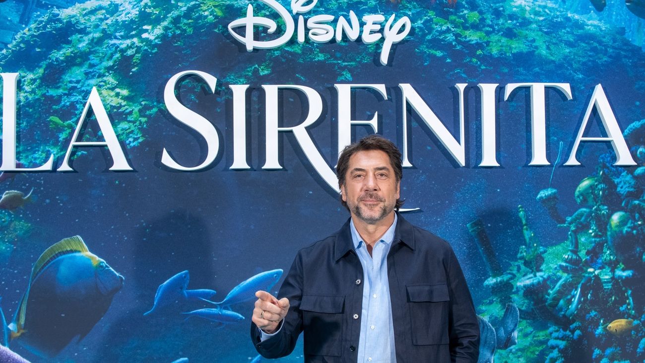 Javier Bardem presenta 'la Sirenita' en Madrid
