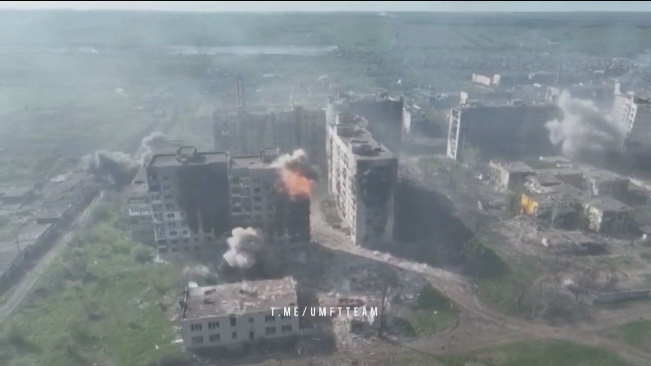 Ucrania recupera terreno en Bajmut