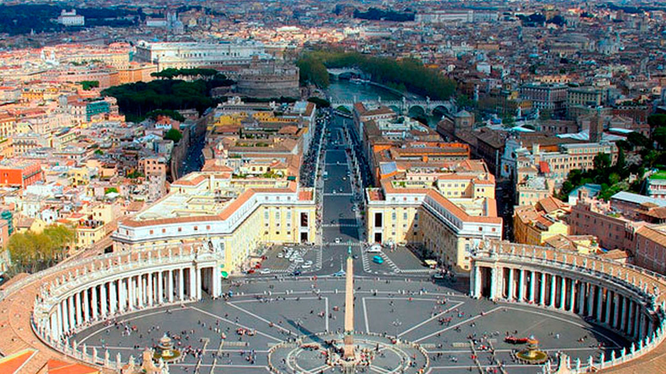 Plaza de San Pedro, en el Vaticano