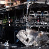 Incendio en un autobús urbano en Colmenar Viejo sin heridos