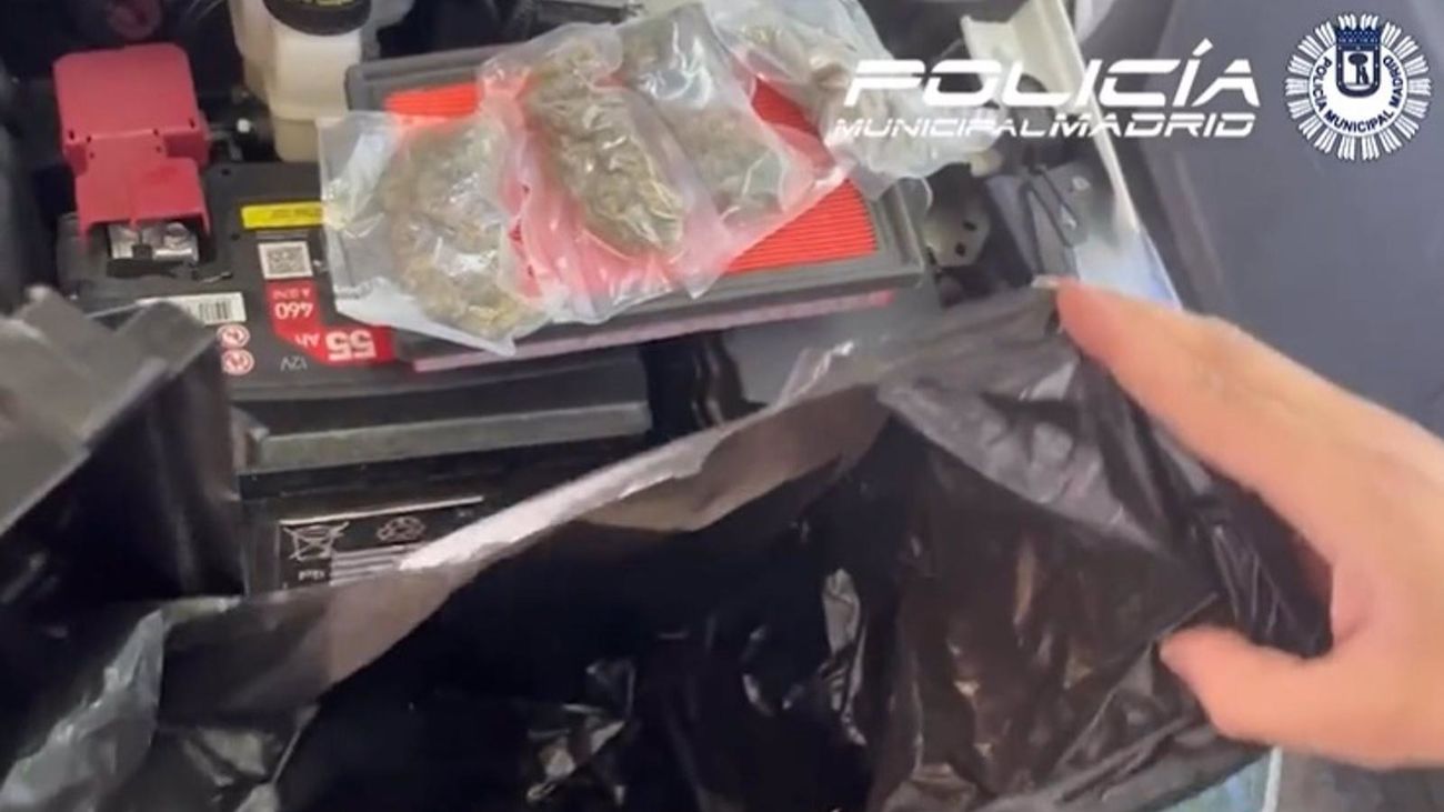 Detenido por vender marihuana que escondía en su coche de movilidad reducida