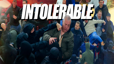 Jugadores del West Ham, a puñetazo limpio con los ultras del AZ Alkmaar