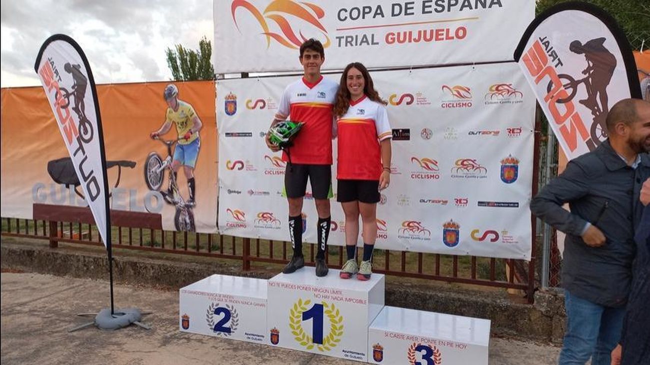 Los ciclistas madrileños brillan en la Copa de España de Trial