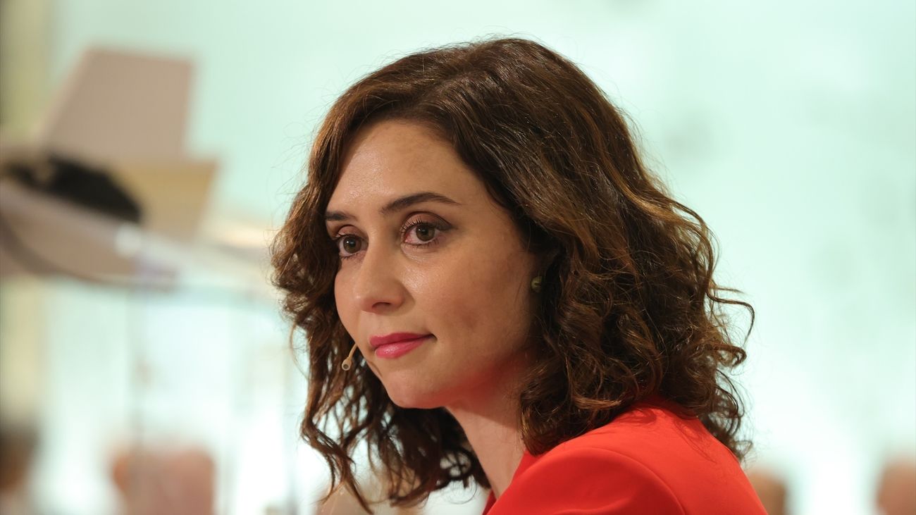 La presidenta de la Comuniad madrileña, Isabel Díaz Ayuso, se reafirma en su petición de ilegalizar a Bildu