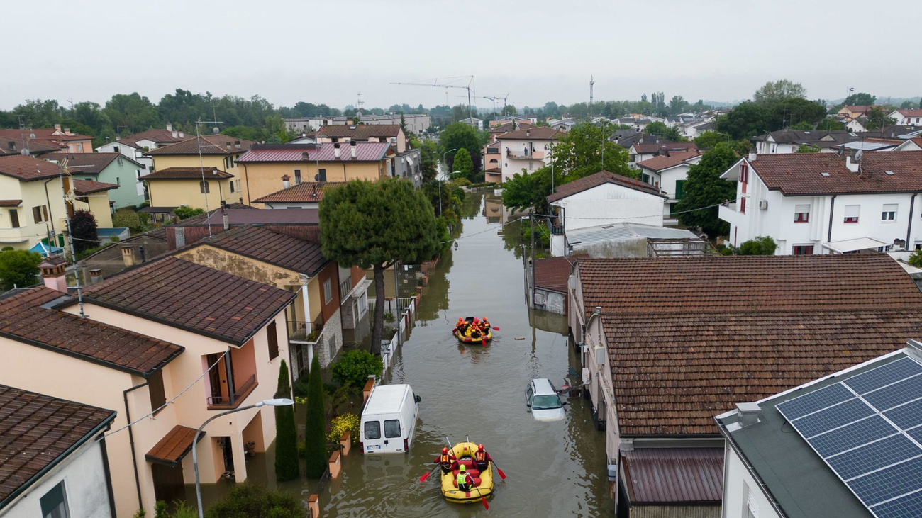 La región italiana Emilia-Romagna se mantiene en alerta roja por las lluvias