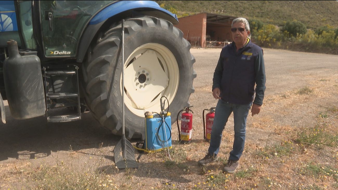Los agricultores, vigilantes de los incendios