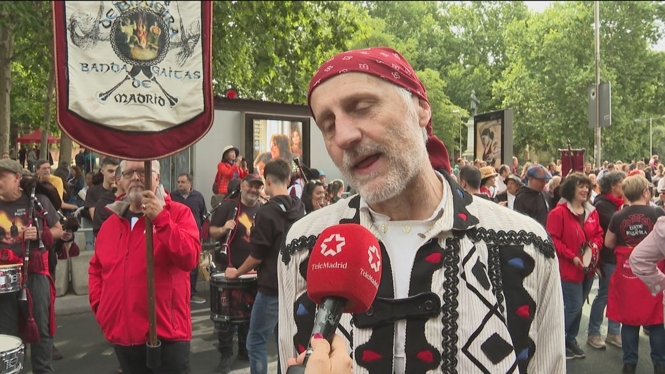 Madrid baila al son de las gaitas y dulzainas