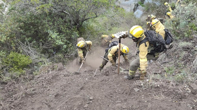 Desactivado el nivel de peligrosidad 2 en incendio Las Hurdes