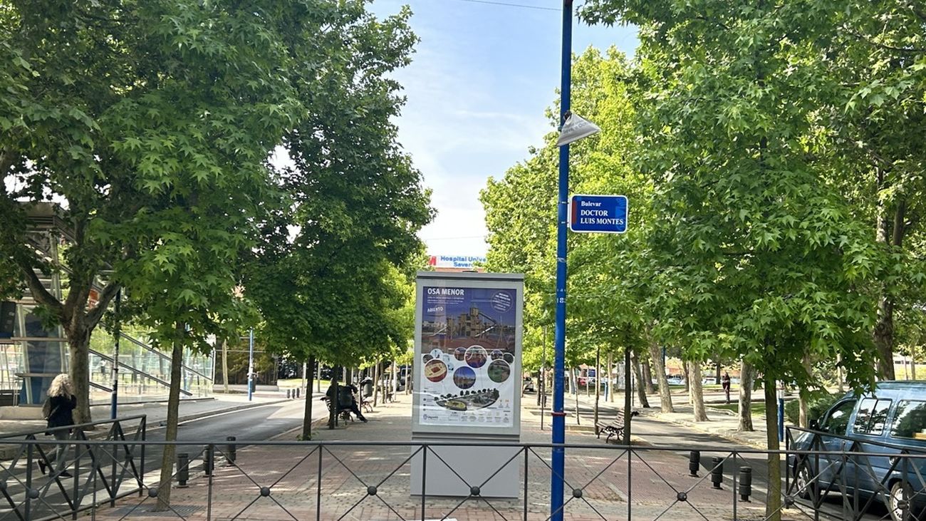 El bulevar Doctor Luis Montes, en Leganés