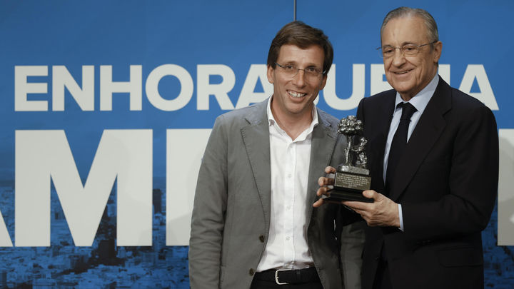 Almeida y Florentino Pérez / EFE