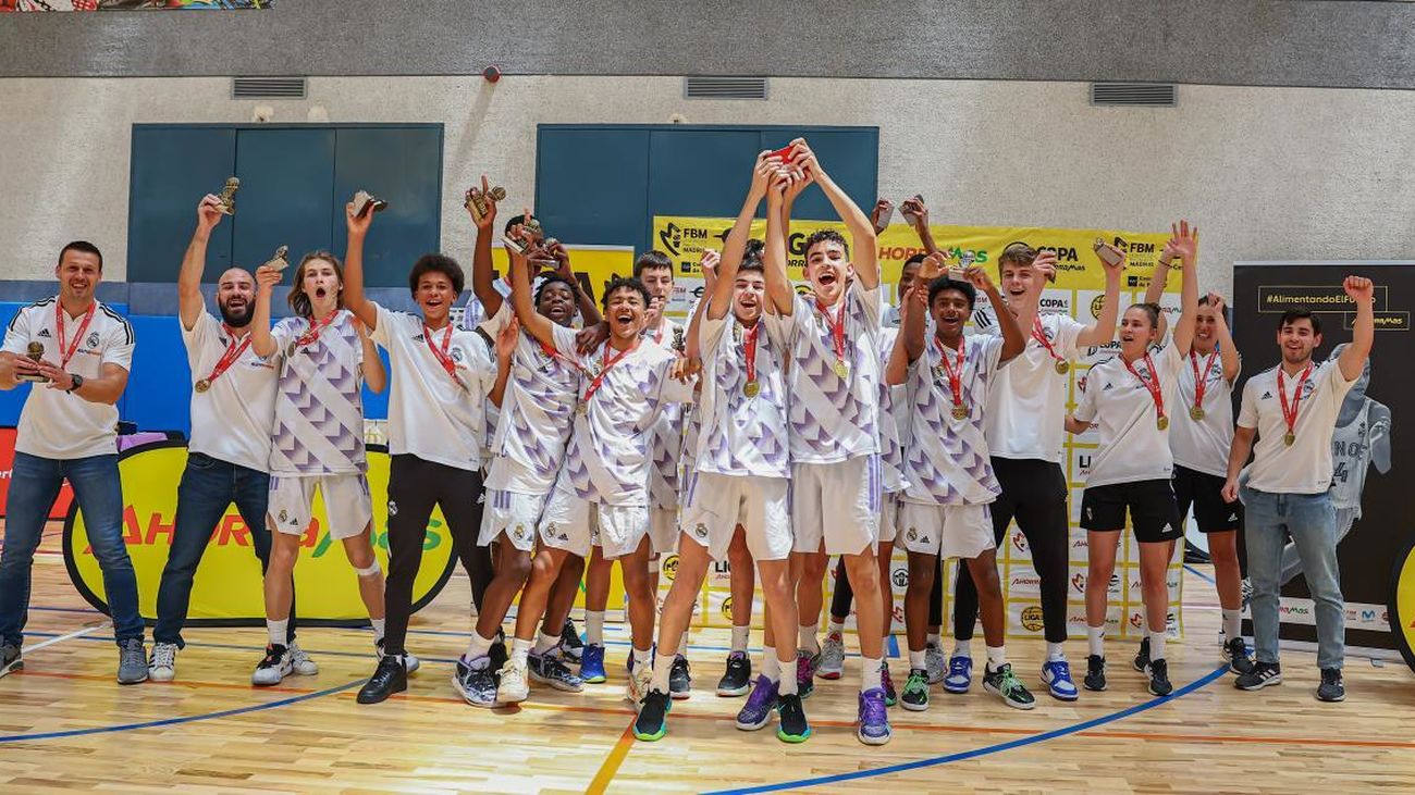 El Real Madrid infantil, campeón de Madrid