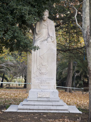 Homenaje al poeta Jacinto Verdaguer en El Retiro de Madrid / MADRID.ES