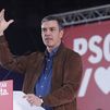 Protesta masiva contra Pedro Sánchez en Gijón durante un mitin del PSOE