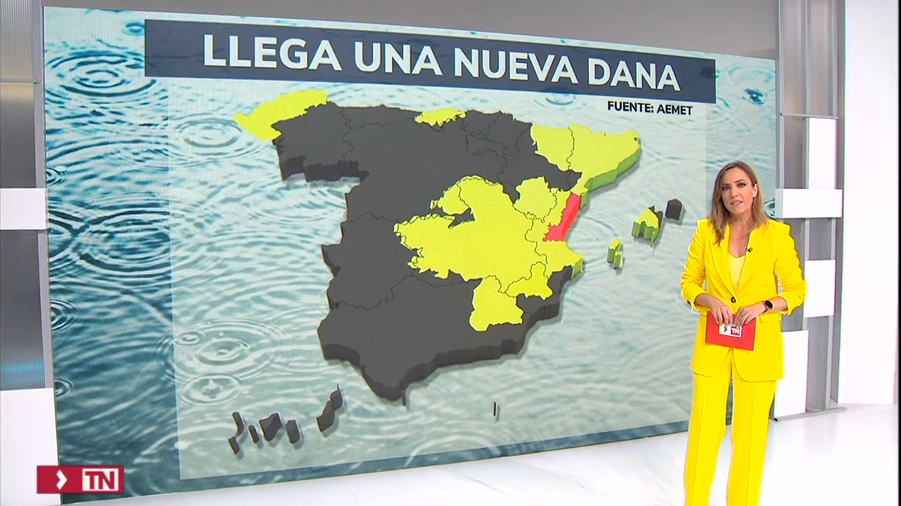 Otra DANA obliga a activar avisos por lluvias fuertes en siete comunidades