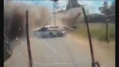 Las imágenes del atentado de unos narcos colombianos contra la Policía