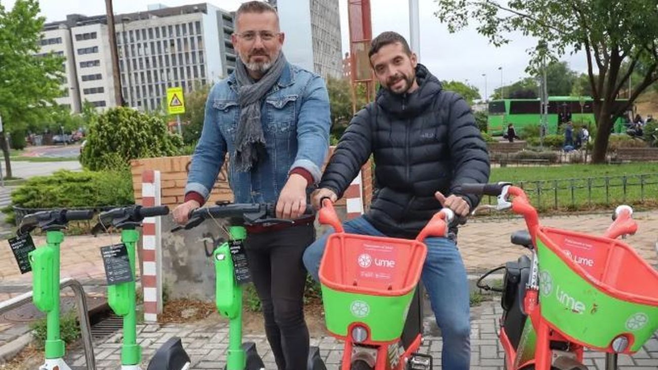 Alcorcón estrena servicio público de alquiler de bicis y patinetes