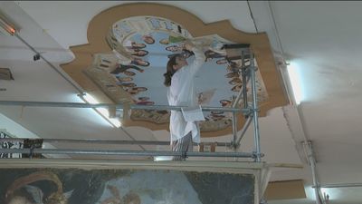 La escuela de restauración que cuida del arte en Madrid