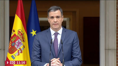 Sánchez  anuncia la disolución de las Cortes y convoca elecciones generales el 23 de julio