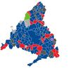 El PP, la fuerza más votada en 123 municipios de la Comunidad de Madrid