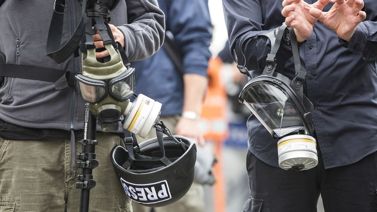 Un grupo de periodistas