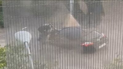 Calles convertidas en ríos en Alameda de Osuna y Barajas