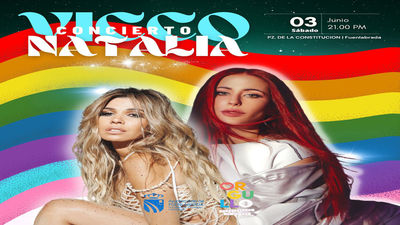 Vicco y Natalia, protagonistas del Orgullo en Fuenlabrada