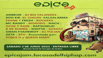 El festival Epica Jam 2023 de Torrejón celebra los 50 años de la cultura hip hop en España