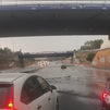 Consecuencias de la fuerte tormenta: Coches como barcos y calles como lagos