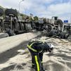 El vuelco de un camión, que ya ha sido retirado, corta la A-4 en Seseña