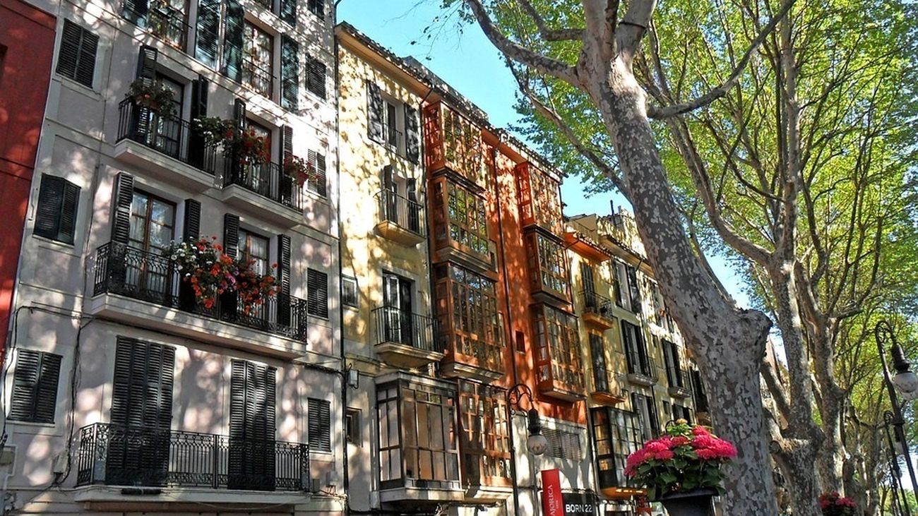 Fachadas del Paseo del Borne (Palma)