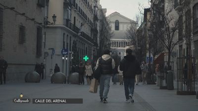 Calle del Arenal, la primera calle de Madrid que se pavimentó con corcho