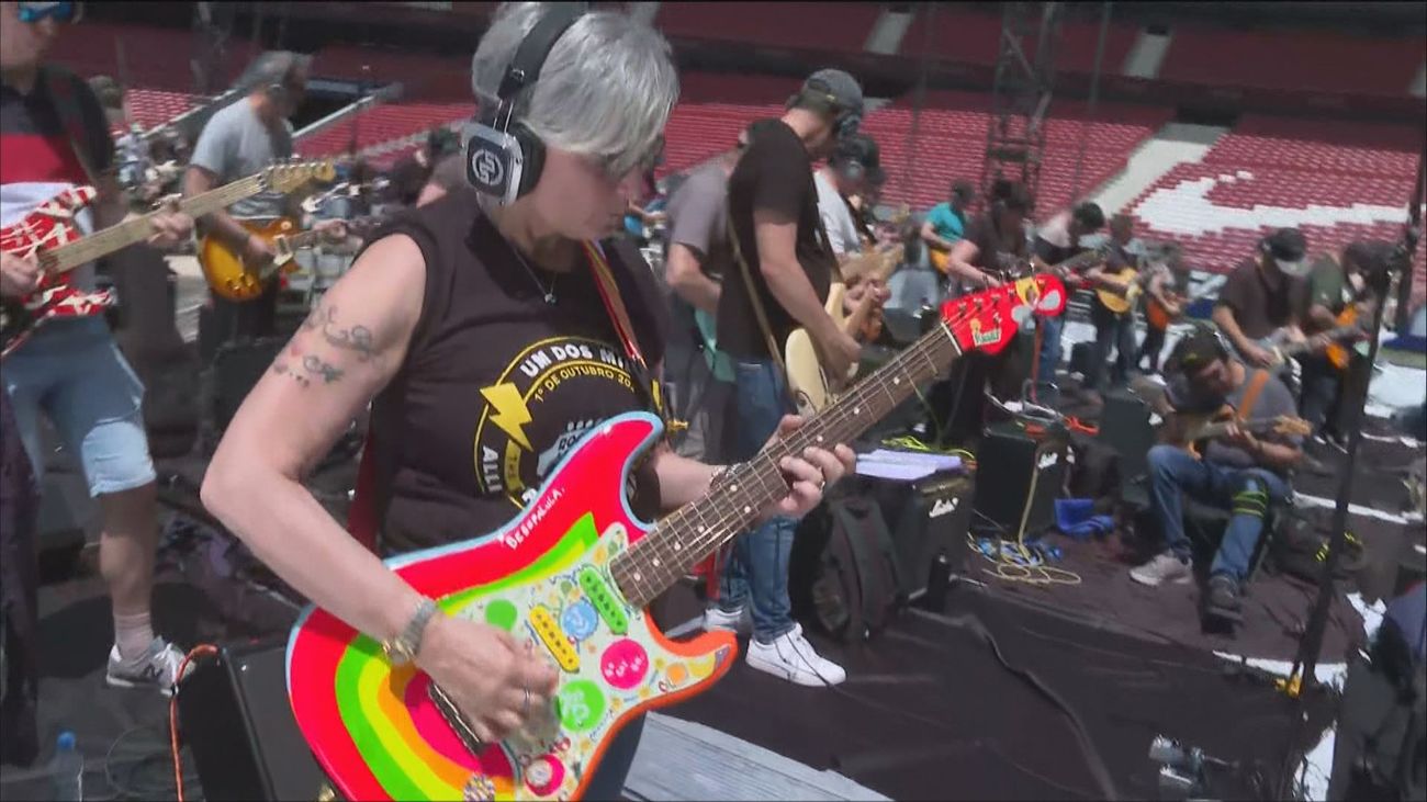 La mayor banda de rock del mundo aterriza en Madrid: mil músicos en el mismo escenario