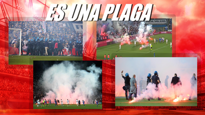 El caos tras el descenso del Brescia en Italia