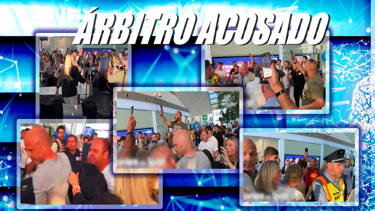 El árbitro de la final de la Europa League, atacado por aficionados del Roma