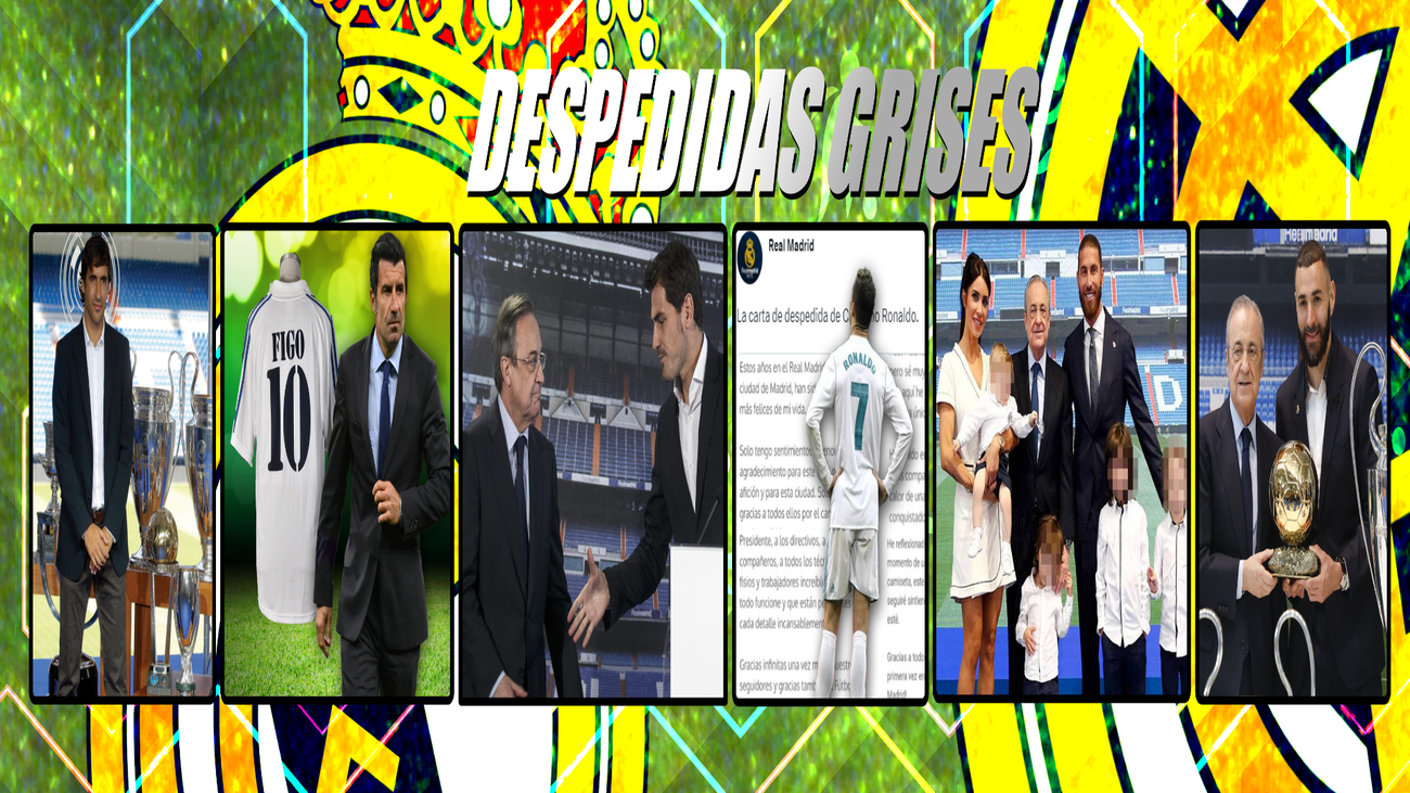 Despedidas en el Real Madrid, más grises que blancas