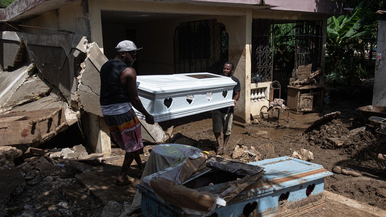 Estragos de las inundaciones en Haití