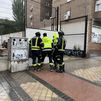 Tres trabajadores electrocutados al manipular un cuadro eléctrico en Retiro