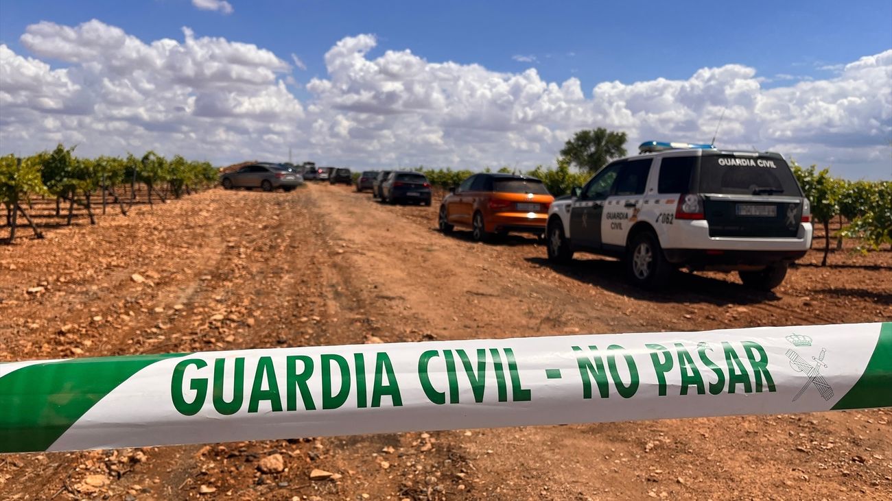 Guardia Civil durante la búsqueda del empresario Jesús María González Borrajo, Manzanares