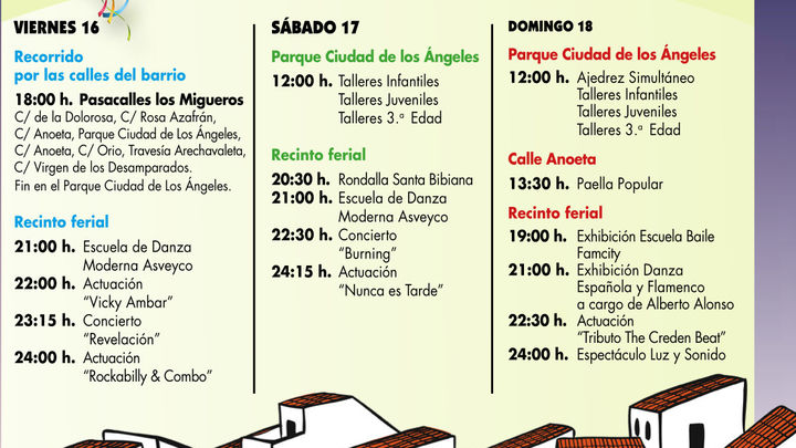 Cartel de fiestas Villaverde 2023 / Distrito de Villaverde