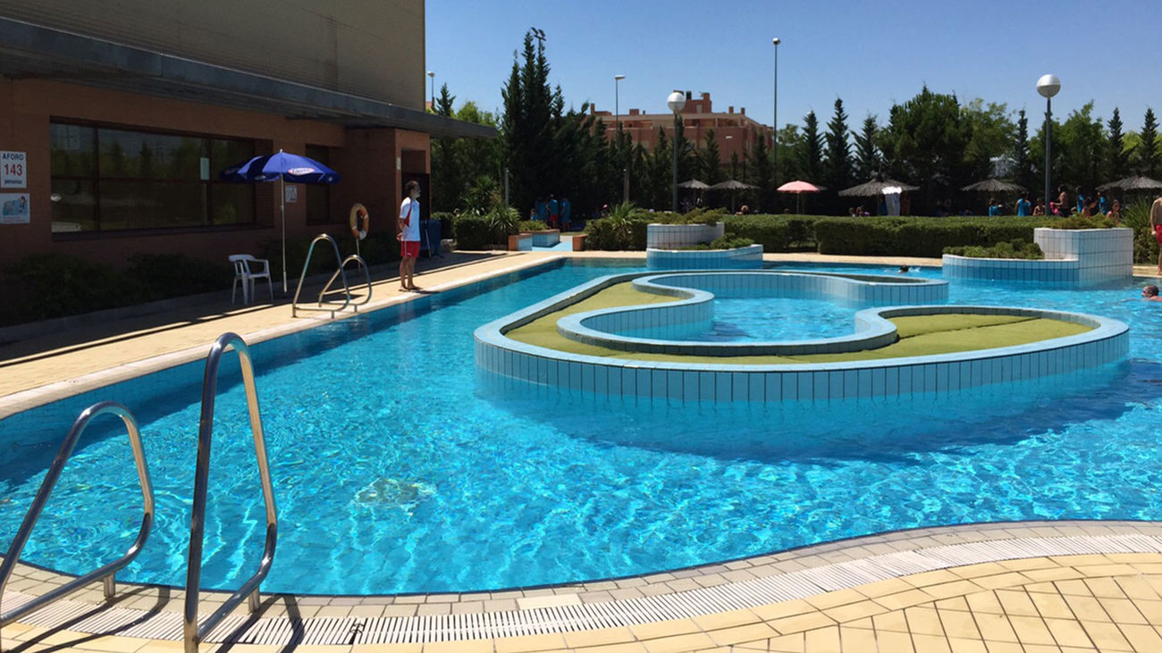 Una de las piscinas de La Fortuna, en Leganés
