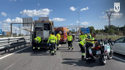Un muerto y un herido muy grave tras un accidente de moto en la M-607, en Madrid