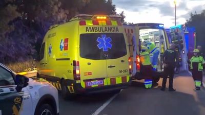 La guardia civil del accidente de Collado Villalba: "Vi el coche que se me venía encima y no me dio tiempo a reaccionar"