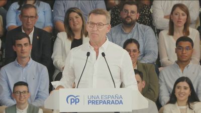 Feijóo, a Sánchez: "Seis debates es una pasada"