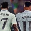 Vinícius cambia al dorsal '7' y Rodrygo al '11'