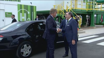 Galán muestra al rey de Países Bajos el potencial de hidrógeno verde de Iberdrola