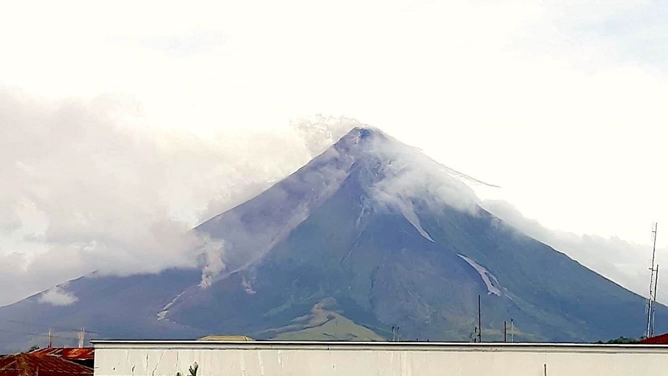 Volcán Mayón en Filipinas
